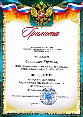 Санников Кирилл