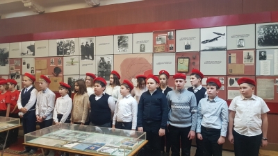 Торжественная присяга Юнармейца в музее авиации Черноморского флота войсковой части 46451